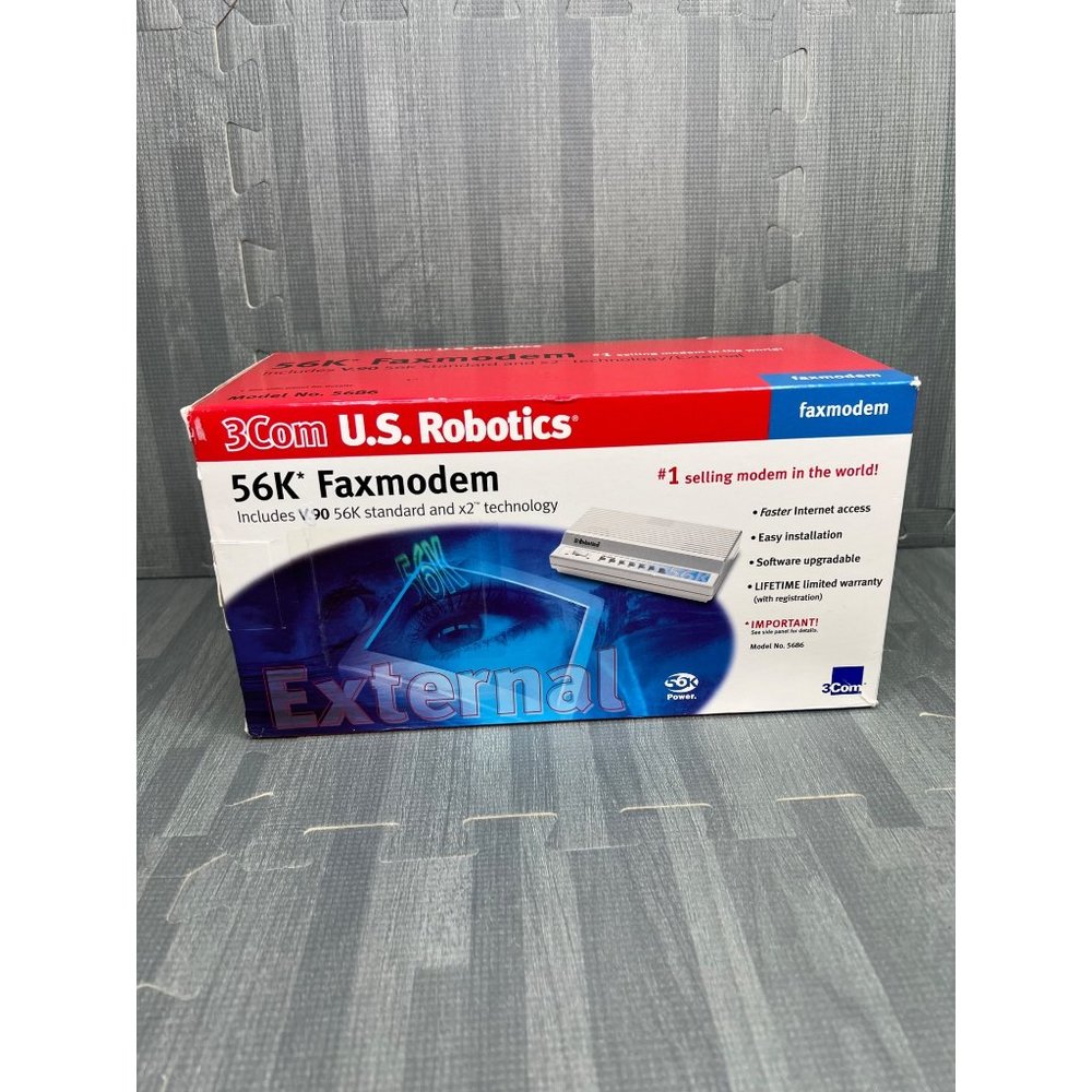 3Com 56K Faxmodem V90 | X2 Technology | High-Speed Internet and Faxing